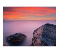 Jigsaw Puzzles for Adults 500 Pieces -Rocks,Sea,Sunset,Sky,Horizon,Evening 52x38cm