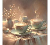 Jigsaw Puzzles for Adults 500 Pieces Romantic Coffee,Hard Difficult Challenging Puzzle for adults,500 Piece Educational Game Home Decoration puzzle