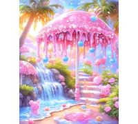 Jigsaw Puzzles for Adults 500 Pieces Seaside Candy World, 52x38cm 500 pieces puzzles for adults, Educational Game Challenge Toy, Impossible Puzzle for Family Activity