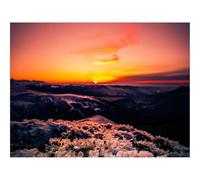 Jigsaw Puzzles for Adults 500 Pieces -Sunset,Ice,Grass,Horizon,Rocks 52x38cm