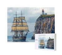 Jigsaw Puzzles for Adults 500 Sailboat, 500 Piece Jigsaw Puzzles for Adults, Educational Game Jigsaw Puzzle 20.8x14.8in Suitable for Decompression and Wall Decor, Puzzle Gifts x-181