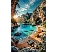 Jigsaw Puzzles for Adults 500, Sunrise Coast Puzzle, Challenging Puzzles, Perfect for Relaxation, Creativity & Gift Giving 500 Piece Puzzle Games for Adults