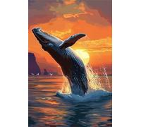 Jigsaw Puzzles for Adults 500, Sunset Whale Puzzle, Challenging Puzzles, Perfect for Relaxation, Creativity & Gift Giving 500 Piece Puzzle Games for Adults