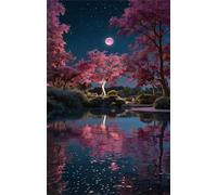 Jigsaw Puzzles for Adults 500 Tree Lake Puzzle Impossible Hard Difficult Challenging Puzzle for Adults 500 Piece Puzzle Games 20.5 x 15 inch