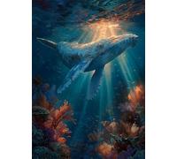 Jigsaw Puzzles for Adults 500, Whale Coral Puzzles for Adults, Challenging Puzzle Games, Difficult Puzzle 500 Pieces