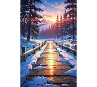 Jigsaw Puzzles for Adults 500 Winter Sunrise Puzzle Impossible Hard Difficult Challenging Puzzle for Adults 500 Piece Puzzle Games 20.5 x 15 inch