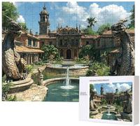Jigsaw Puzzles for Adults 5000, 5000 Piece Jigsaw Puzzles for Adults, Wooden Game for The Whole for Men, football Pzzle for Christmas Decorations, Gifts for Women, black Pattern PjY881 7-K