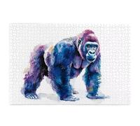 Jigsaw Puzzles for Adults 5000, 5000 Piece Jigsaw Puzzles for Adults, Wooden Puzzle Game for The Whole for Men, Animal Puzzle for Christmas Decorations, Gifts for Women, Chimpanzees Pattern, R-62