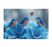 Jigsaw Puzzles for Adults 5000, 5000 Piece Jigsaw Puzzles for Adults, Wooden Puzzle Game for The Whole for Men, Bird Puzzle for Christmas Decorations, Gifts for Women, Theme: Flower Pattern, A-24