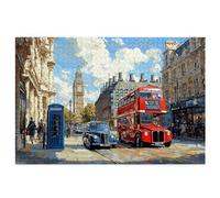 Jigsaw Puzzles for Adults 5000, 5000 Piece Jigsaw Puzzles for Adults, Wooden Puzzle Game for The Whole for Men, London Puzzle for Christmas Decorations, Gifts for Women, Theme: Landscape Pattern, X-2