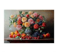 Jigsaw Puzzles for Adults 5000, 5000 Piece Jigsaw Puzzles for Adults, Wooden Puzzle Game for The Whole for Men, Flower Puzzle for Christmas Decorations, Gifts for Women, Theme: Fruit Pattern, R-4