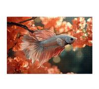 Jigsaw Puzzles for Adults 5000, 5000 Piece Jigsaw Puzzles for Adults, Wooden Puzzle Game for The Whole for Men, Animal Puzzle for Christmas Decorations, Gifts for Women, Theme: Fish Pattern, G-60