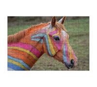 Jigsaw Puzzles for Adults 5000, Abstract Jigsaws 5000 Pieces for Adults, Impossible Jigsaws Puzzle Challenging Game for The Whole, Wooden Jigsaw Puzzles for Gifts for Women, Decor Theme:Horse -1514