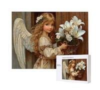 Jigsaw Puzzles for Adults 5000 Angel Girl, 5000 Piece Jigsaw Puzzles for Adults, Educational Game Jigsaw Puzzle 62.4x42in Suitable for Decompression and Wall Decor, Puzzle Gifts x-779