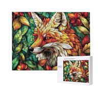 Jigsaw Puzzles for Adults 5000 Animal Fox, 5000 Piece Jigsaw Puzzles for Adults, Educational Game Jigsaw Puzzle 62.4x42in Suitable for Decompression and Wall Decor, Puzzle Gifts x-152