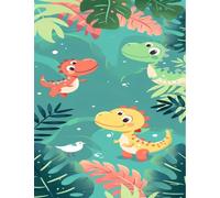 Jigsaw Puzzles for Adults 5000 Cartoon Dinosaur, Puzzle Games, Impossible Puzzle, Puzzles for Adults 5000 Pieces for Wall Decoration and Gifts, 61 x 41.3 inch