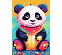 Jigsaw Puzzles for Adults 5000 Cartoon Panda 61 x 41.3 inch, Puzzle Educational Games, 5000 Pieces for Adults Family Puzzle Game