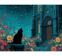 Jigsaw Puzzles for Adults 5000, Cat Building 5000 Piece Puzzles for Adults, Jigsaw Puzzle Games Classic Educational, Games and Family Activities, for Home Wall Decoration, Great Gift Idea R0KH-570