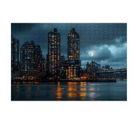 Jigsaw Puzzles for Adults 5000, City Jigsaws 5000 Pieces for Adults, Impossible Wooden Ocean Jigsaw Puzzle for The Whole, Classic Challenging Puzzle Game for Decompression, Gifts for Women Decor -2211