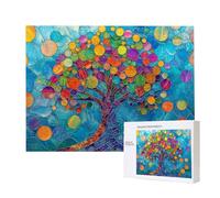 Jigsaw Puzzles for Adults 5000 Color Tree, 5000 Piece Jigsaw Puzzles for Adults, Educational Game Jigsaw Puzzle 62.4x42in Suitable for Decompression and Wall Decor, Puzzle Gifts x-71