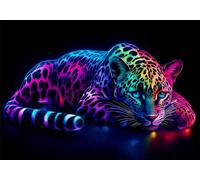 Jigsaw Puzzles for Adults 5000 Cute Impossible Jigsaw for Adults Educational Games Leopard Puzzle 5000 Pieces Suitable Beginners and Girl Aged 14 up Also Women and Men Beautiful Gifts 156x105cm C-907