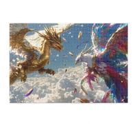 Jigsaw Puzzles for Adults 5000, Dragon Jigsaw Puzzles for Adults, Phoenix Jigsaws 5000 Pieces Wooden Puzzle with Exquisite Packaging Box, Impossible Puzzle for Home Decor, Gifts for Women/Men, -4189