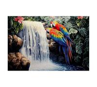 Jigsaw Puzzles for Adults 5000 Fall Jigsaws 5000 Pieces for Adults Wooden Parrot Puzzle Games, Classic Educational Challenging Game for The Whole Families Decompression, Decor Gifts 156x105cm B-98
