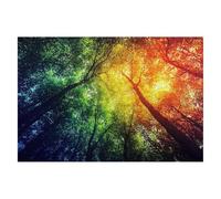 Jigsaw Puzzles for Adults 5000 Fantasy Jigsaws 5000 Pieces for Adults Wooden Forest Puzzle Games, Classic Educational Challenging Game for The Whole Families Decompression, Decor Gifts 156x105cm K-07