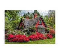 Jigsaw Puzzles for Adults 5000, Flower Jigsaws 5000 Pieces for Adults, Impossible Jigsaws Puzzle Challenging Game for The Whole, Wooden Jigsaw Puzzles for Gifts for Women Men, Decor Theme:Cabin -1782