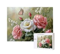 Jigsaw Puzzles for Adults 5000 Flowers Butterflies, 5000 Piece Jigsaw Puzzles for Adults, Educational Game Jigsaw Puzzle 62.4x42in Suitable for Decompression and Wall Decor, Puzzle Gifts x-311