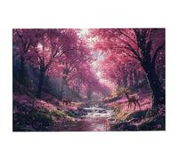 Jigsaw Puzzles for Adults 5000 Forest Jigsaws 5000 Pieces for Adults, Wooden Puzzles for Home Decor, Impossible Puzzle Games, Unique Gifts for Women, Gifts for Men, Challenging Jigsaw Theme:Deer -2970