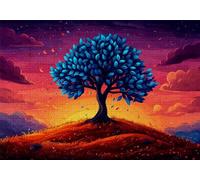 Jigsaw Puzzles for Adults 5000 Landscape Impossible Jigsaw for Adults Educational Games Tree Puzzle 5000 Pieces Suitable Beginners and Girl Aged 14 up Also Women Men Beautiful Gifts 156x105cm C-999
