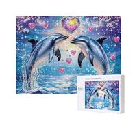 Jigsaw Puzzles for Adults 5000 Love Dolphin, 5000 Piece Jigsaw Puzzles for Adults, Educational Game Jigsaw Puzzle 62.4x42in Suitable for Decompression and Wall Decor, Puzzle Gifts x-15