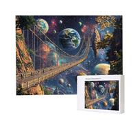 Jigsaw Puzzles for Adults 5000 Piece 156x105cm Challenging Jigsaw Puzzle Educational Game 5000 Pieces Cosmic Planet Puzzles for Adult, DIY Craft Puzzle for Home Decoration Gifts x-943