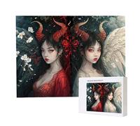 Jigsaw Puzzles for Adults 5000 Piece 156x105cm Challenging Jigsaw Puzzle Educational Game 5000 Pieces Devil Girl Puzzles for Adult, DIY Craft Puzzle for Home Decoration Gifts x-183