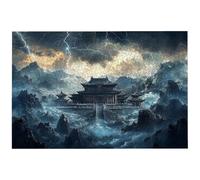 Jigsaw Puzzles for Adults 5000 Piece, 5000 Piece Architecture Jigsaw Puzzles for Adults, Challenging Wonderland Jigsaws for the Whole Family, Wooden Puzzle for Home Decor, Gifts for Women/Men, -7100