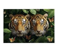 Jigsaw Puzzles for Adults 5000 Piece, 5000 Piece Tiger Jigsaw Puzzles for Adults, Challenging Tropical Jigsaws for the Whole Family, Wooden Puzzle for Home Decor, Gifts for Women, Gifts for Men, -7256