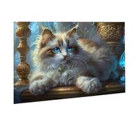Jigsaw Puzzles for Adults 5000 Piece Animal Jigsaw Puzzle - Colourful, Challenging Game & Brainteasing Adult Jigsaws, The Whole 3D Jigsaw Gifts for Women, Men Beautiful Decoration Cat 4 K0F-321