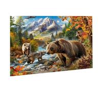 Jigsaw Puzzles for Adults 5000 Piece Animal Jigsaw Puzzle - Colourful, Challenging Game & Brainteasing Adult Jigsaws, The Whole 3D Jigsaw Gifts for Women, Men Beautiful Decoration Panda K0F-447