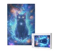 Jigsaw Puzzles for Adults 5000 Piece Cat Jigsaw Puzzles for Adults with Gift Box 105x156 cm, Wooden Puzzle Fantasy Challenging Puzzle Games Home Decoration, for The Whole Family,p1124t