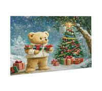 Jigsaw Puzzles for Adults 5000 Piece Christmas Jigsaw Puzzle-Colourful, Challenging Game/Brainteasing Adult Jigsaws, The Whole 3D Jigsaw Gifts for Women, Men Beautiful Decoration-Bear fr0-453
