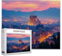 Jigsaw Puzzles for Adults 5000 Piece City Difficult Impossible Puzzle Educational Games Improve Memory Stress Reliever with Poster Included Compact Box the any Occasion or Holiday J-8