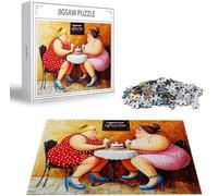 Jigsaw Puzzles for Adults 5000 Piece, Color Jigsaw Puzzles for Adults, Fat Woman Jigsaws 5000 Pieces with Box, Wooden Puzzle Challenging Game for the Whole Women, Men, Wooden Puzzle for Gifts B-2105