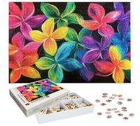 Jigsaw Puzzles for Adults 5000 Piece, Color Jigsaw Puzzles for Adults, Flower Jigsaws 5000 Pieces with Box, Wooden Puzzle Challenging Game for the Whole for Women, Men, Wooden Puzzle for Gifts H-39