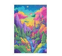 Jigsaw Puzzles for Adults 5000 Piece Color Large Puzzle Mountain, Difficult Challenging Family Games for The Whole for Women, Wooden Jigsaws with Gift Box Packaging, Gifts for Women 105x156cm D-936