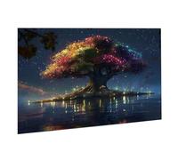 Jigsaw Puzzles for Adults 5000 Piece Colorful Jigsaw Puzzle Colourful,Challenging Game Brainteasing Adult Jigsaws,The Whole 3D Jigsaw Gifts for Women,Men Beautiful Decoration Four Seasons Tree K0F-345