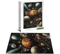 Jigsaw Puzzles for Adults 5000 Piece, Dream Jigsaw Puzzles for Adults, Universe Jigsaws 5000 Pieces with Box, Wooden Puzzle Challenging Game for the Whole for Women, Wooden Puzzle for Gifts H-4375