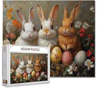 Jigsaw Puzzles for Adults 5000 Piece Easter Difficult Impossible Puzzle Educational Games Improve Memory Stress Reliever with Poster Included Compact Box the any Occasion or Holiday K-3