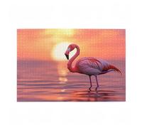 Jigsaw Puzzles for Adults 5000 Piece Flamingo Large Puzzle Ocean, Difficult Challenging Family Games for The Whole for Women, Wooden Jigsaws with Gift Box Packaging, Gifts for Women 105x156cm D-186