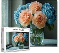 Jigsaw Puzzles for Adults 5000 Piece flower Difficult Impossible Puzzle Educational Games Improve Memory Stress Reliever with Poster Included Compact Box the any Occasion or Holiday H-1